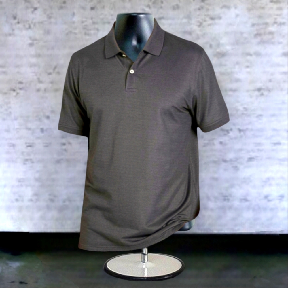 Members Mark Gray Polo Shirt